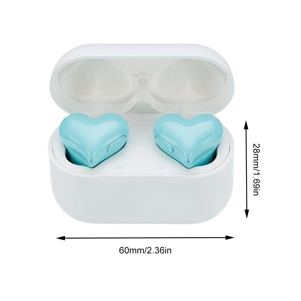 Heartbuds Wireless Earphones Gaming Headphones Bluetooth-compatible In Ear Noice Cancelling for Student Girl Women