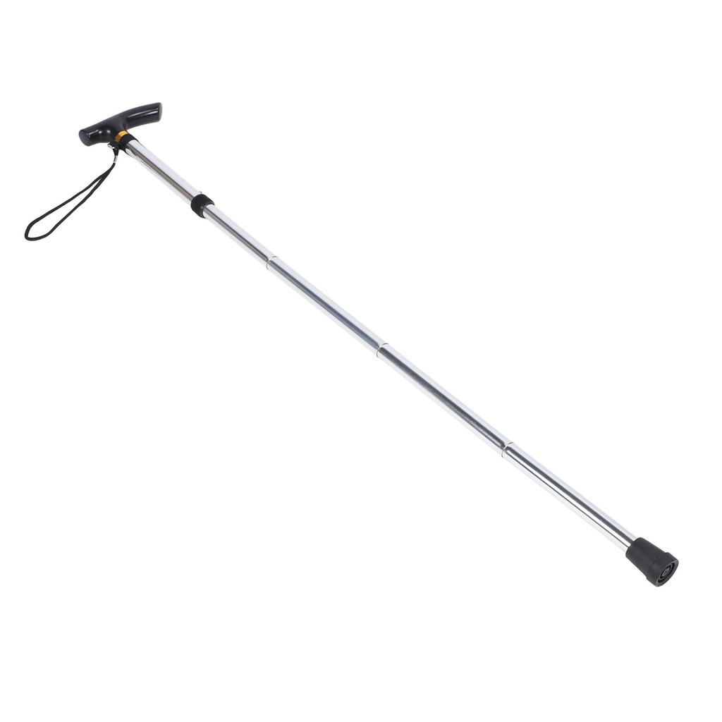 Telescopic Walking Stick Thicken Lightweight Aluminium Alloy Foldable Adjustable Hiking Pole for Daily Walking Hiking