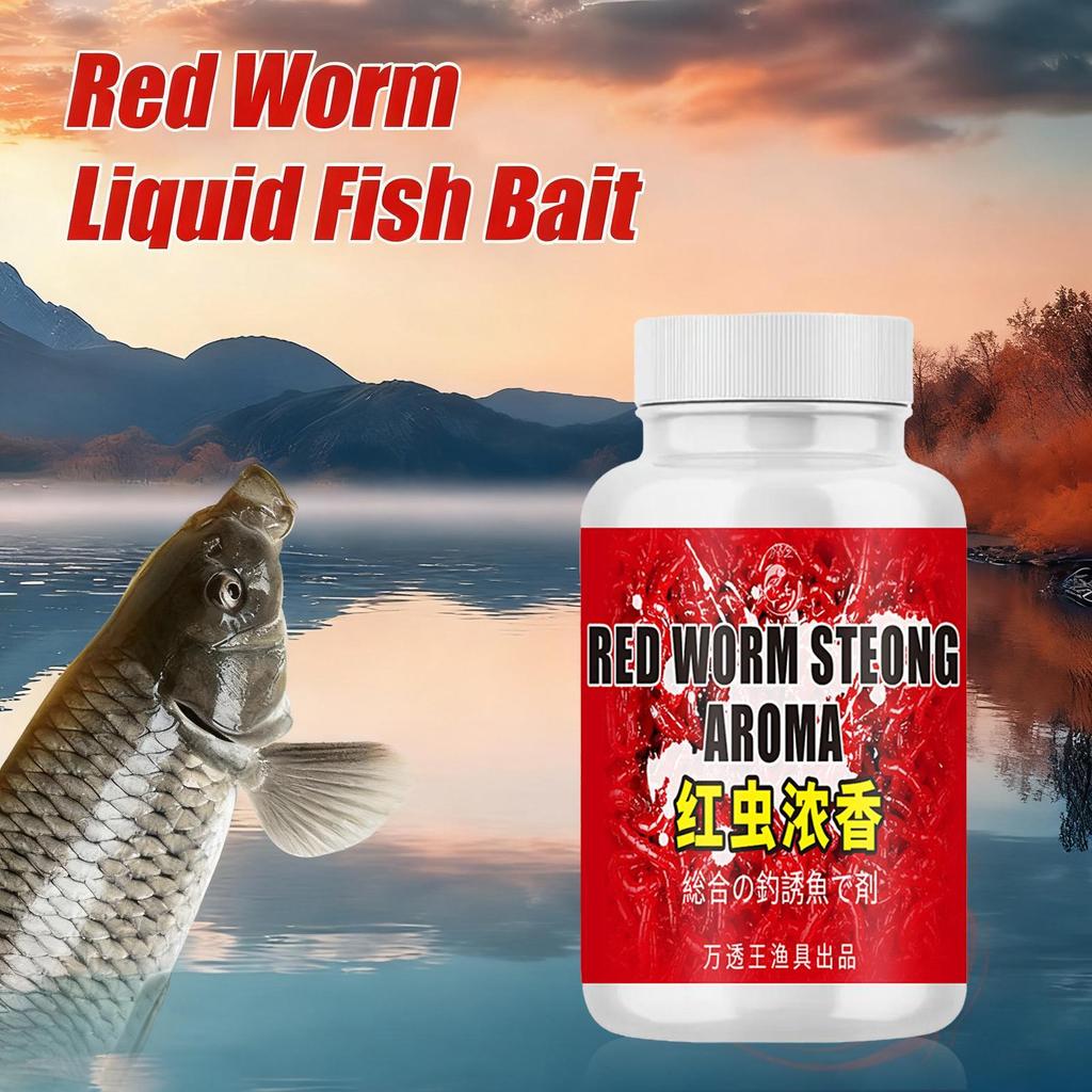 Liquid Fishing Lure 80ml Scented Effective Additive Catfish Lure Fish Additive for Carp Bass Trout Freshwater Saltwater Deep Sea