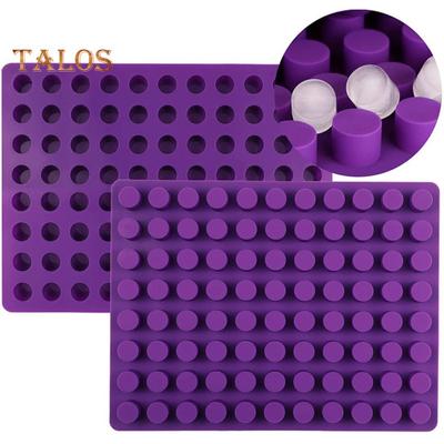 Zylinderförmige Gummibonbons-Silikonform mit 88 Mulden, leicht zu reinigende, antihaftbeschichtete Schokoladentrüffelform, Snacks, Pralinen, Gelee, Karamellform
