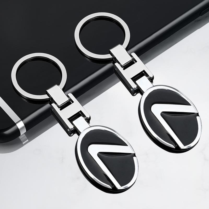 Car Key Chain Metal Keyring Styling Accessories For Lexus RX330 IS250 Ct200h ES300h RX350 IS300h NX300h RX400h ES350 GS300 GX470 HD7