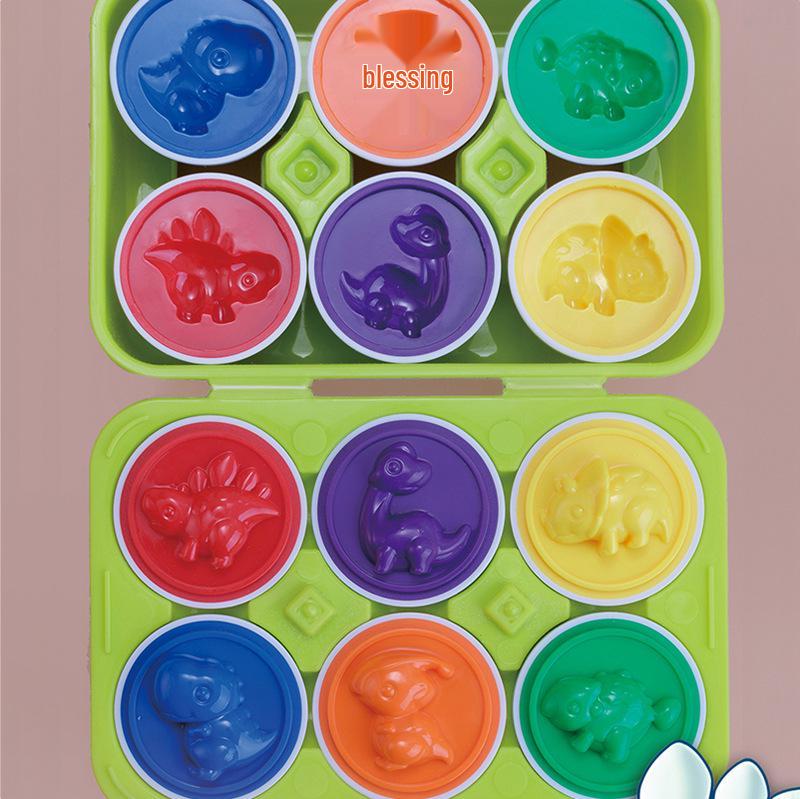 Cross-Border Baby Smart Egg Puzzle: Dinosaur Shape & Color Matching Educational Toy