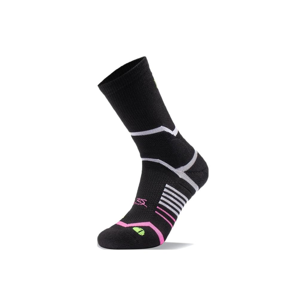 Li Ning SS23 Crew Socks Men's 1 Pack Black AWLT063-3