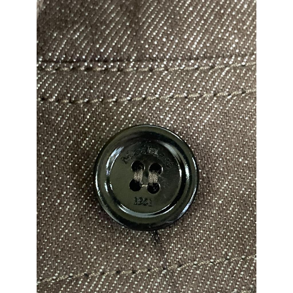 Max Mara [Excellent Condition/25 Stainless Steel] 25110410136/25111310136 Carpa Denim Short Jacket/Pants Suit Setup Jacket 34/Bottoms 36 BrownUsed