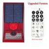 2-In-1 Solar Motion Sensor Detector Alarm Light Remote Control Siren Waterproof 129dB Siren Lamp For Home Outdoor Yard Farm