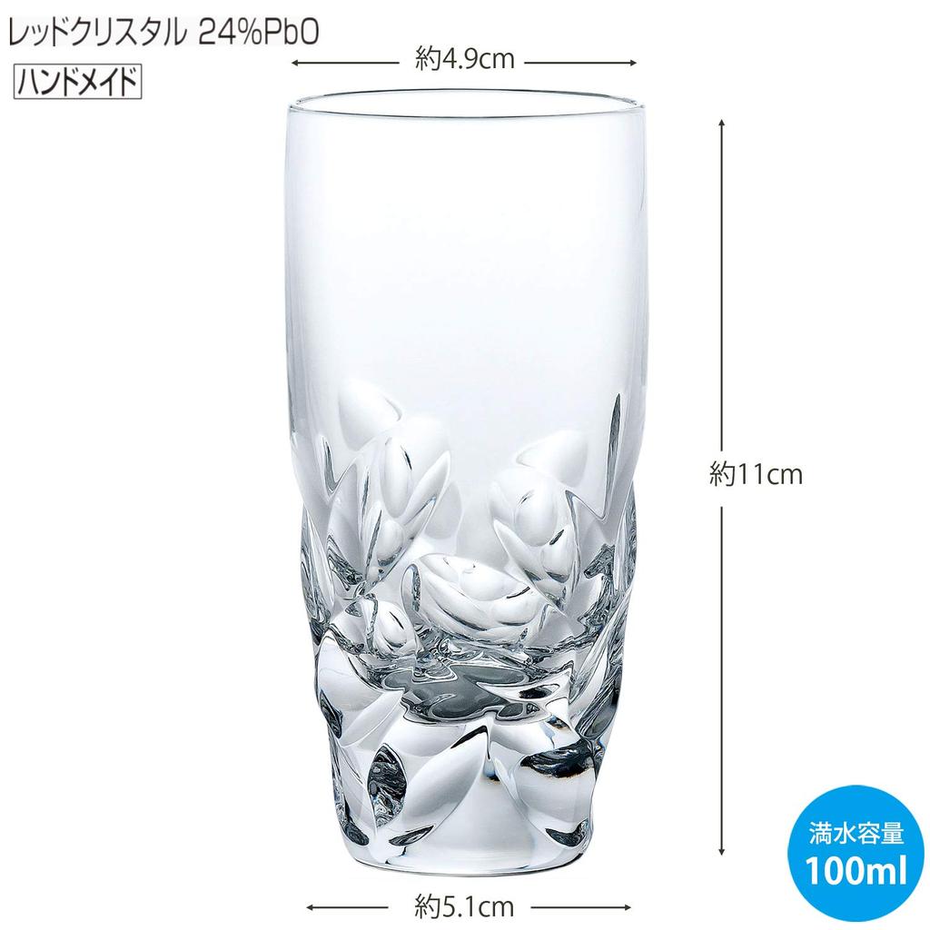 Toyo Sasaki Glass Modus Rocks Glass, 100ml, DKC-08204