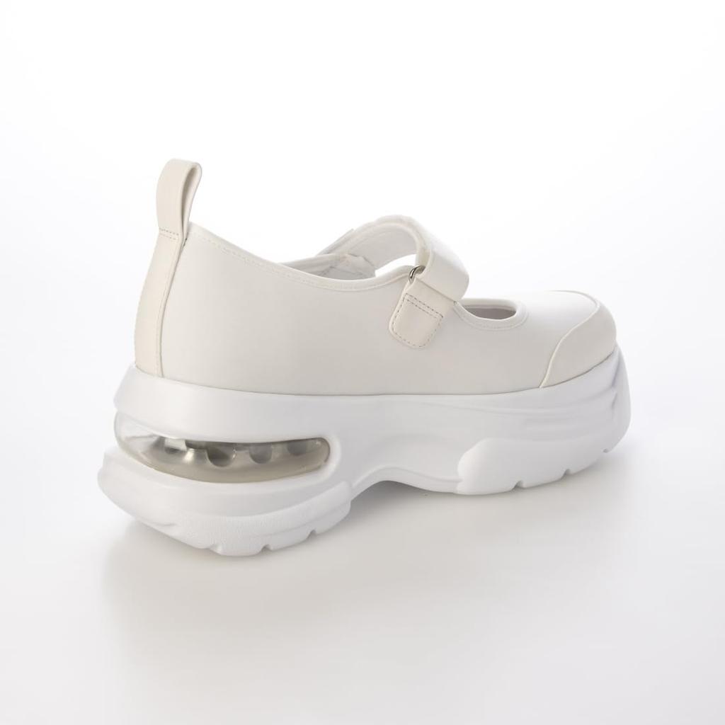 Evol Women's Driving Shoes, Lightweight, Air-Sole Platform Merry Jean, Sizes XS-LL, White, Large