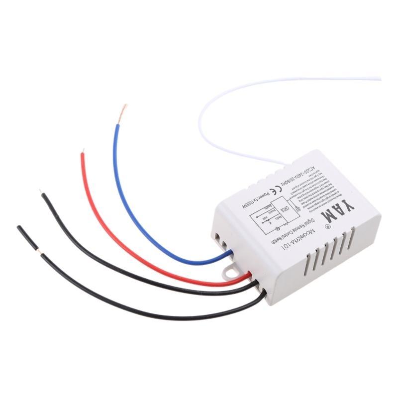 1-way Wireless Panel Switch for Smart Light Receiver Remote Light Switch Durable