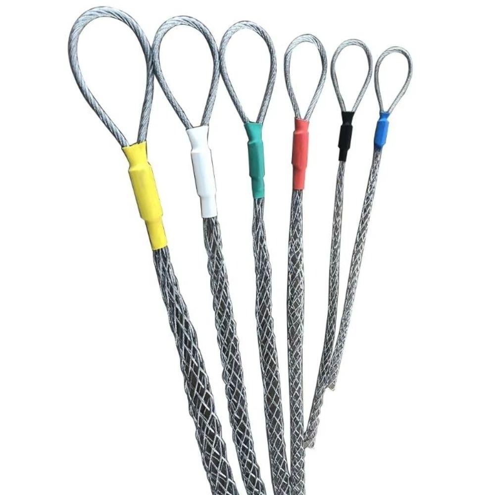 Anti-Slip Design Wire Grips Steel Mesh Pipe Conduit Puller Lassos Cable Puller Electrician Tools