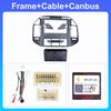10inch Car Radio Face Frame For Mitsubishi Pajero V73 V60 V68 2004-2011 Fascia Stereo Panel Mounting Head Unit Canbus Cable