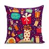 Soft Fabric Designer Decorative Printed Merry Christmas Theme Cushion Cover Xmas Decorations for Sofa Living Room Set of 5 12 X 12 Inch Multi