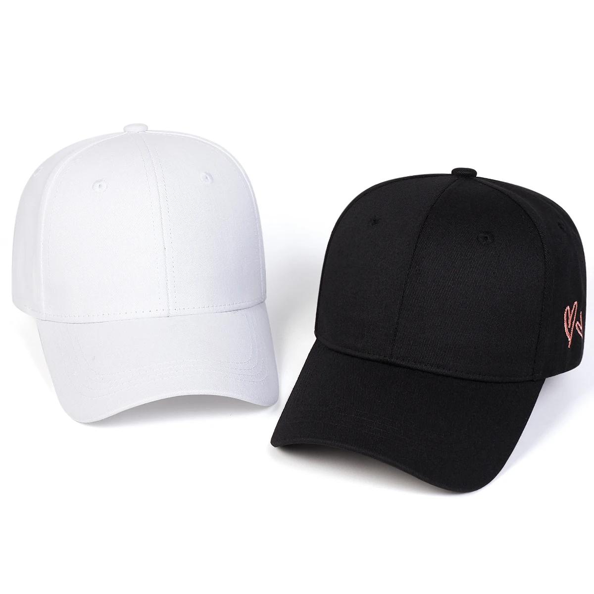 Freedom Outdoors Women's Black Unisex Love Embroidery Baseball Caps Spring And Autumn Outdoor Adjustable Casual Hats Sunscreen Hat Sports Cap
