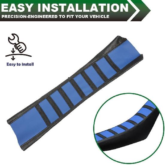 Soft Seat Cover New Compatible with Honda CR125R CR250R CR500R CR80R CRF100F CRF125F CRF150F (Blue)