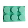 Cake Mold Food Grade Easy Release Reusable 6 Cavity Column Ice-cream Jelly Pudding Soap Mould Kitchen Tools
