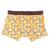 Small Planet Crayon Shin-chan Men's Boxer Briefs, Check Pattern, Size M