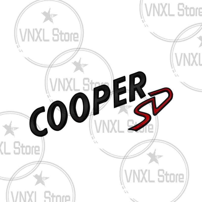 Car-Styling Metal COOPER SD Emblem Car Trunk Body Stickers For Mini Cooper S JCW R55 R56 R57 R58 F54 F55 F56 F57 F60 Countryman