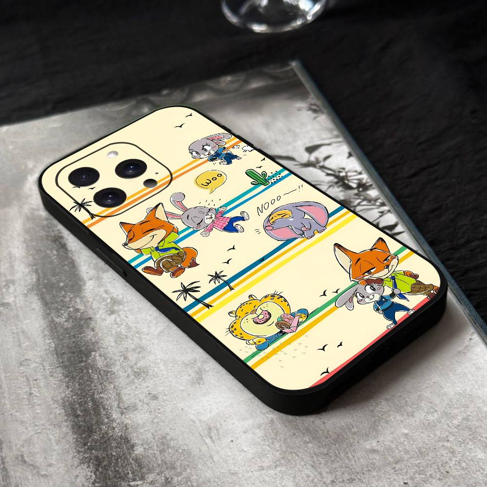 z-zootopia-a  Phone Case Silicone Soft For iPhone 17 Air 16 15 14 13 12 11 Plus Pro Max Plus