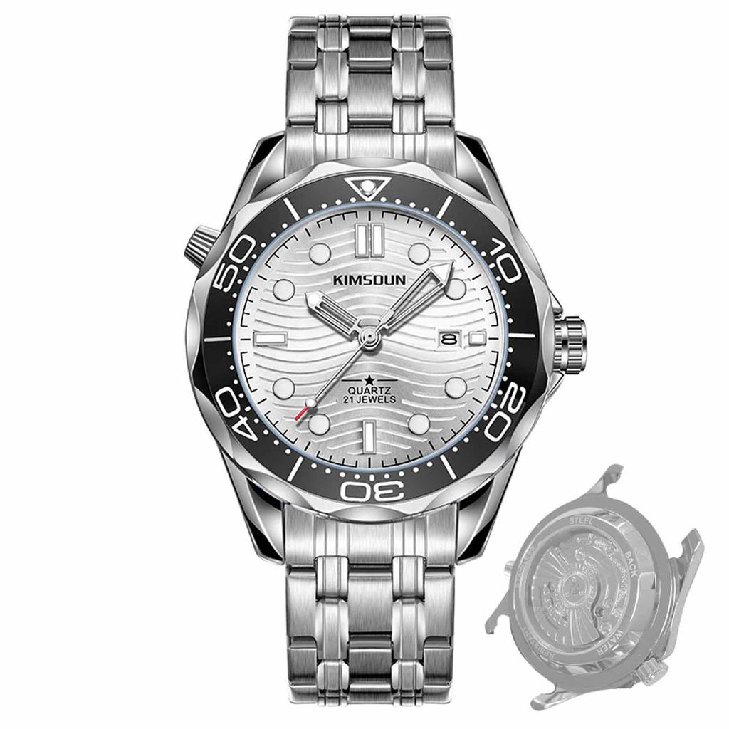 Men's Waterproof Luminous Running Alarm Clock Watch