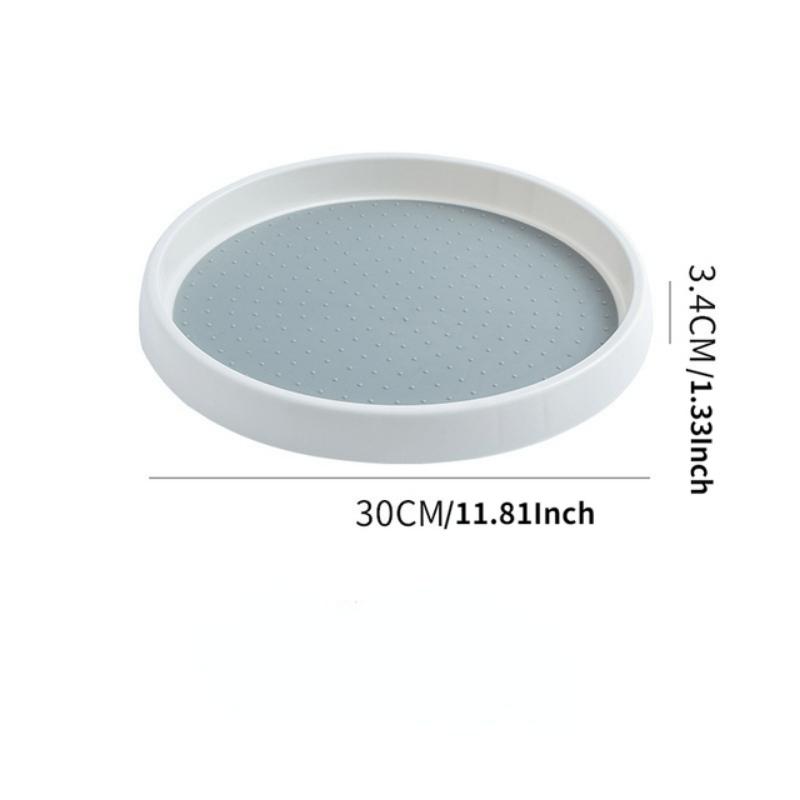 360 ° Rotating Storage Tray, Kitchen Multifunctional Seasoning Rack, Anti Slip Base To Prevent Stability, Double-layer Design