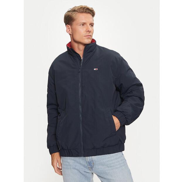 

Демисезонная куртка Tommy Jeans Essential DM0DM19661, темно-синяя, свободного кроя S