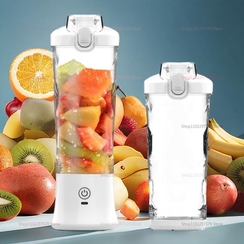 Portable Mixer Machine Electric Juicer 600ML Fruit Mixer 2000mAh USB Rechargeable Smoothie Mini Blender Multifunction Juicer