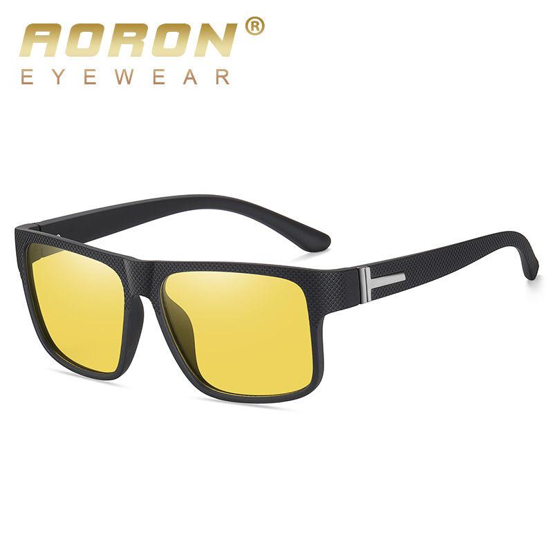 aoron Fashion Polarized Sunglasses Men Classic Sport Fishing Driving Sunglasses Colorful UV400 Anti Glare Eyewear for Man Male