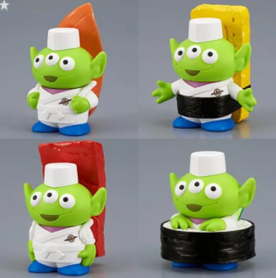 Toy Story 30th Anniversary Alien/Sushi Chef Figure Collection TakaraTomyArts Capsule Toy