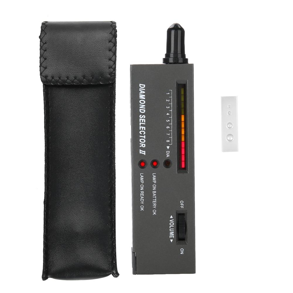 Plastic Portable LED Diamond Tester LED Indicator Moissanite Tester  For Novice and Expert