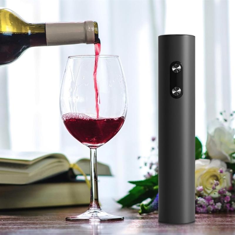 Wine Opener Convenient Electric Wine Opener Efficient Electric Corkscrew ABS Texture Suitable for Wine Enthusiasts
