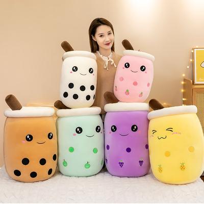 Cute Creative Milk Tea Cup Plush Toy Doll Toy Stall Doll Children Girl Throw Pillow Gift Year Old