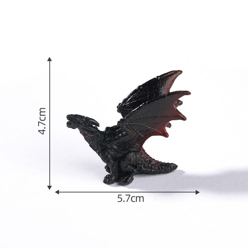 Halloween Skull and Bat Figurine Decorative Accessories Mini Micro-landscape Ornaments