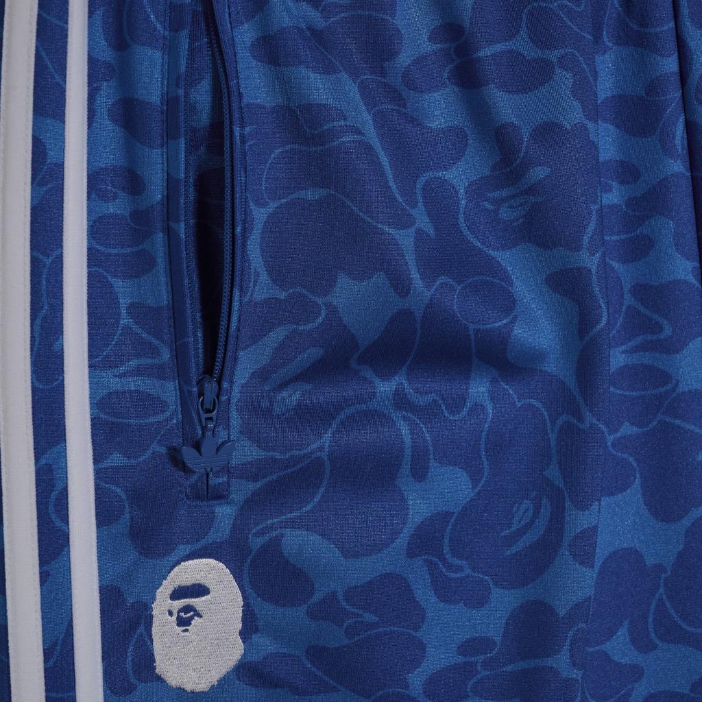 BAPE x adidas All Over Print Track Jacket Blue Unisex Streetwear JN7126