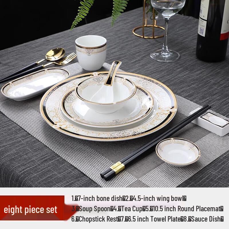 High-End Hotel Dinnerware Set