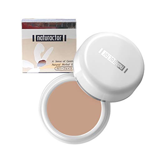 Foundation Cover Face 141 Natural 20g (Beige Concealer Acne Scars Dark Spots Pores Made Japan)