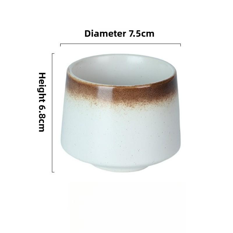 Japanese Style Ceramic Coffee Cup Drinkware Wine Mug Water Mugs Gift Wholesale 200ml Porcelain Personal Single Pottery Tea Cups