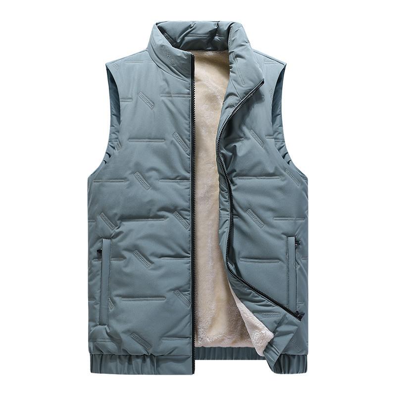 

Осенне-зимняя легкая пуховая куртка, теплый жилет, мужской свободный короткий жилет с удлиненной спинкой 6XL