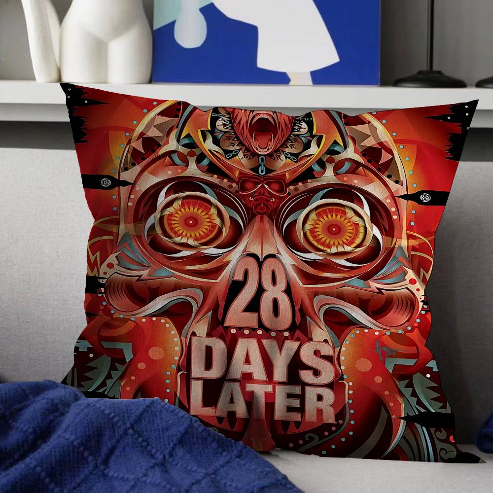Movie Trror 28 DDays LLater 4545cm Cushion Cover Pillow Cover Decor Pillowcase Home Pillowcase For Couch Pillow