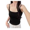 A #Spice Girl Spring and Summer Small Suspender Vest Women's Inner with Chest Pad Autumn Beauty Back Bra Underwear Integrated Sleeveless