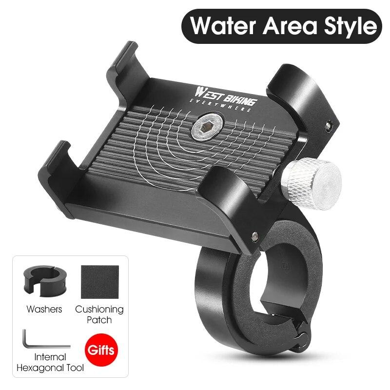 Cycling Phone Holder Lightweight Aluminum Alloy Bike Handlebar Phone Bracket Phone Mount MTB Road Bike Accessories 6