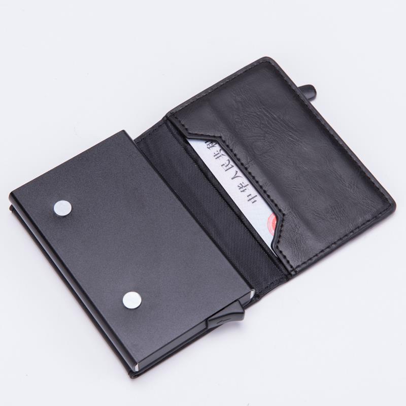 Anti-Theft RFID Zipper Card Holder with NFC Shielding