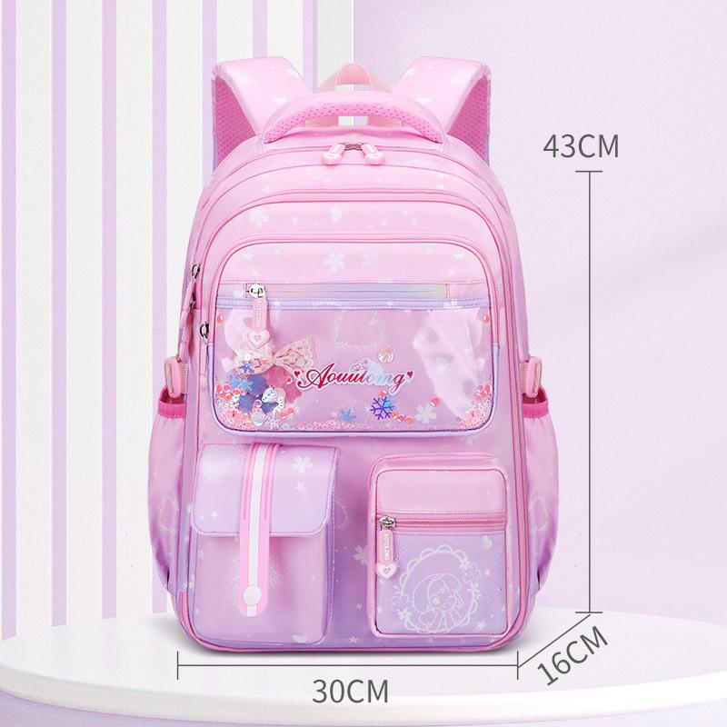 

Refrigerator, Primary School Schoolbag, Girls Gradient Backpack