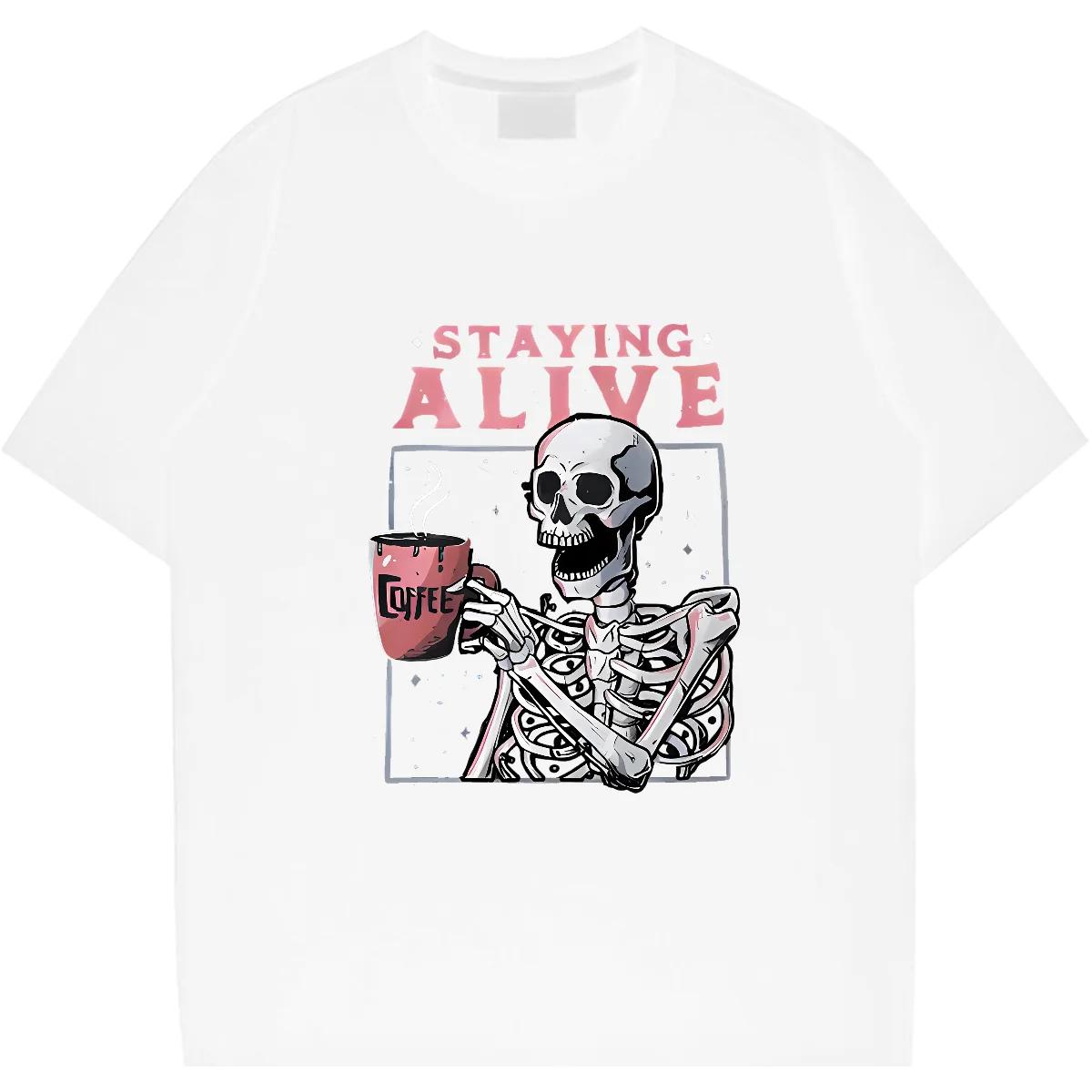 

Футболка с круглым вырезом, свободные футболки большого размера, ретро-футболка в стиле Харадзюку в стиле рэп, высококачественная хлопковая одежда, повседневная футболка унисекс S бежевый