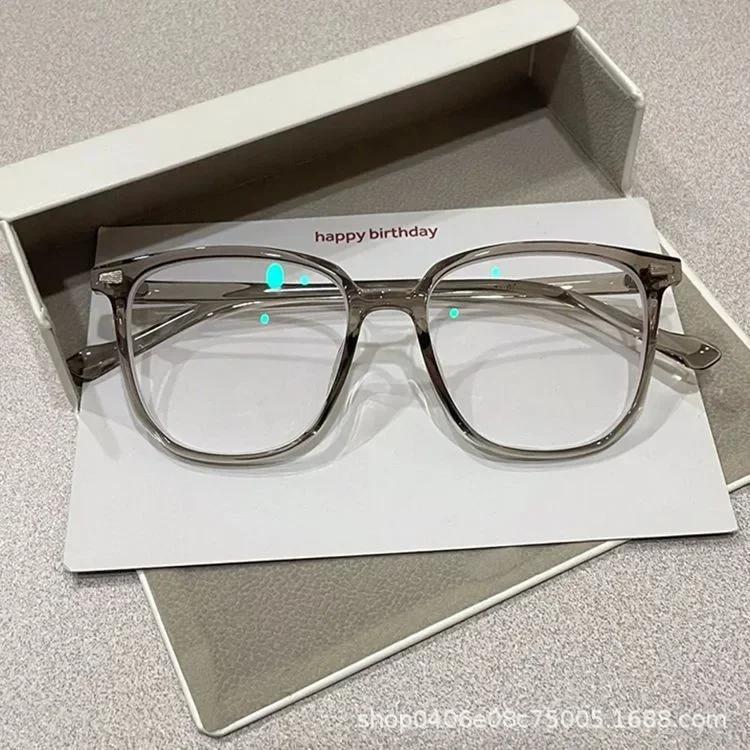 New Unisex Ultralight Square Glasses for Men Women Myopia Glasses Plain Optical Lenses Nearsighted Eyewear Eyeglass -1.0 To -6.0
