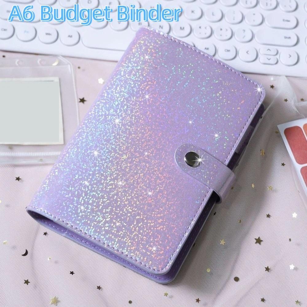 Soft Leather Budget Binder Planner Wallet Budgeting Cash Envelope Binder Financial Management
