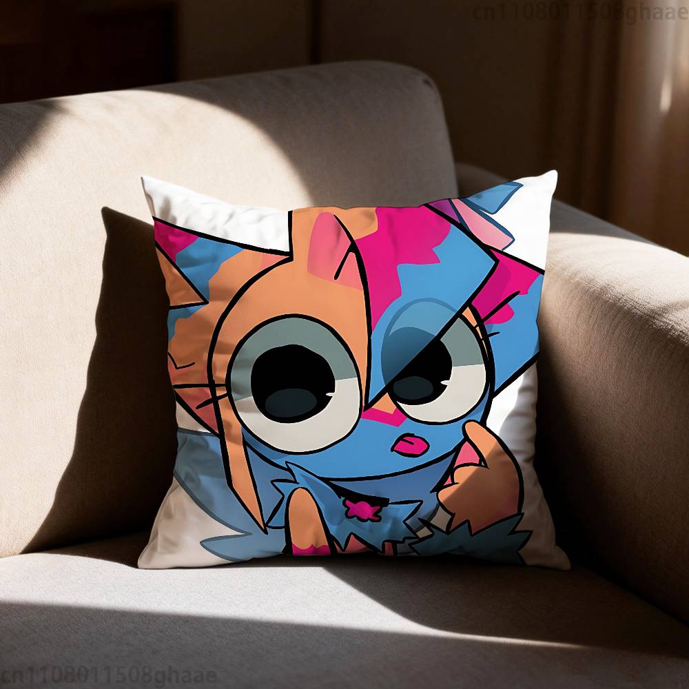 Y-Yatta Anime Kuddfodral Soffa Vardagsrum Sovrum Sänggavel Ryggstöd Kudde Fyrkantig Kudde Vilotid