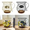 Sturdy Coffee Organizers Basket In Elegant Designs Featuring Opening Portable Accessory for Home or Office Use