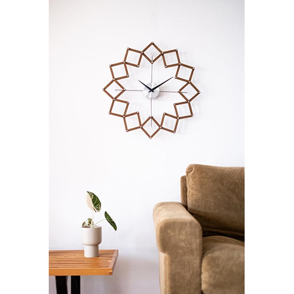 Die Commune Wanduhr Kal Brown NXT-J053