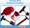 Toilet Plunger Powerful Pneumatic Drain for Clogged Toilets, Instant Unclogger for Paper & Waste, Safe for P