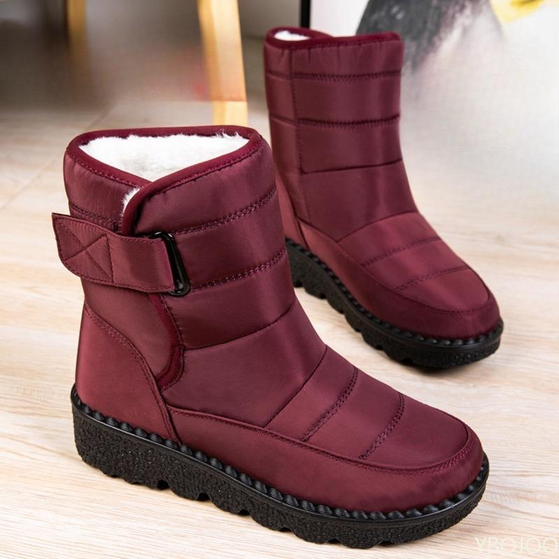 Woman Fashionable Versatile Waterproof Ankle Boots Non-Slip Snow Boots Female Footwear Women Boots Lightweight Winter Shoes