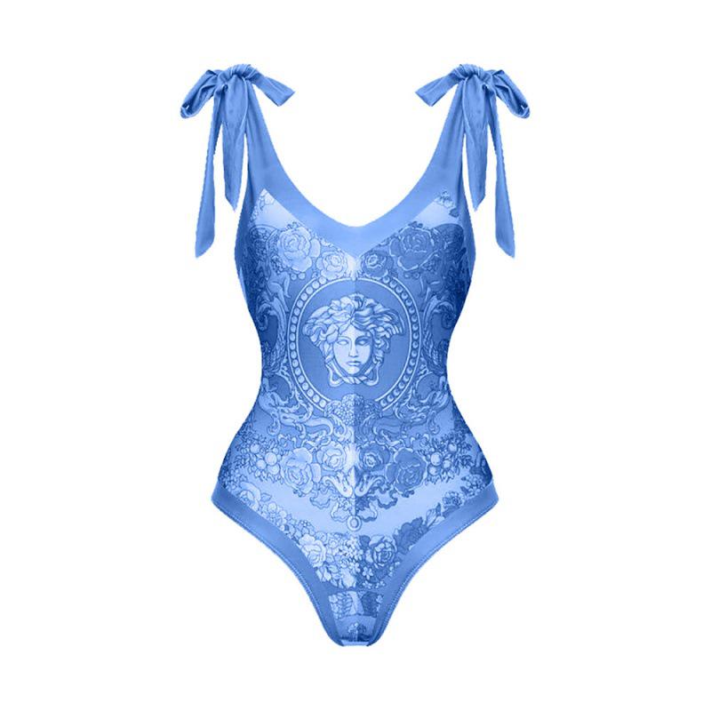 

2024 Европейский и Американский Шик Слитный Купальник с Утягивающим Живот Эффектом и Шифоновой Пляжной Юбкой L